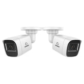 2MP 2pcs Outdoor Bullet CCTV Cameras, Smart Human / Vehicle / Motion Detection(2-Pack)